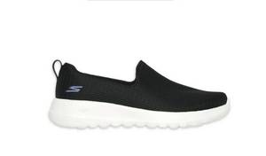 lot 15153 image: Skechers Go Walk Black Slip-On Sneakers