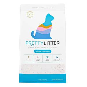 lot 30335 image: PrettyLitter Cat Litter - 8lb Unscented, Odor Control, Lightweight, Silica