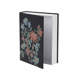 lot 30342 image: Beautiful Floral Faux Book Decorative Storage Box by Drew Barrymore  7  x 9