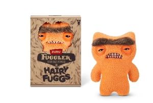 lot 30369 image: Fuggler Hairy Fuggs 9 inch (Munch Munch - Mono) Soft Plush, Ugly Monster Stuffed Animal Toy by ZURU