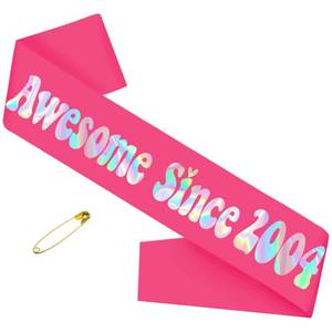 lot 32176 image: Awesome Since 2004 Sash