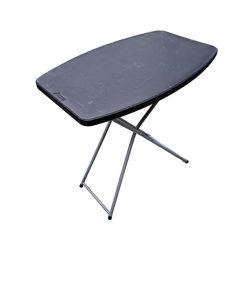 lot 13760 image: Peakform 29inch Activity Table Black Adjustable Height (Marks on Top of Table)