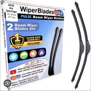 lot 15172 image: 2018 Kia Sportage Beam Wiper Blades (One Wiper is Missing)