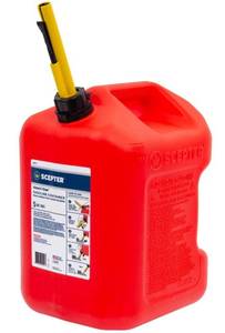 lot 15176 image: Scepter Ameri-Can 5 Gallon Gas Can w Dual Handles and Easy Flo Spill-Proof Spout