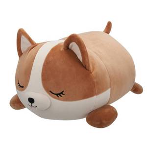 lot 15197 image: Squishmallows 18 Large Plush Regina Brown and White Corgi Sleepamallows