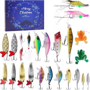 lot 32193 image: Fishing Advent Calendar 2025, 24 Day Fishing Lures