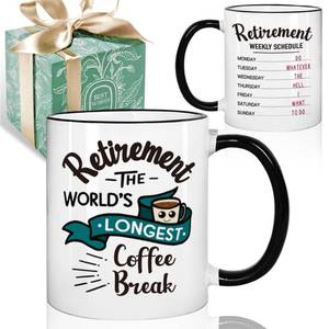 lot 32216 image: Funny Retirement Mug- 11oz
