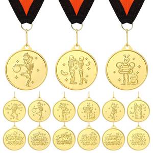lot 32252 image: 12 Pcs Halloween Costume Contest Medals -2 Inches