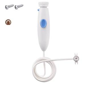 lot 32287 image: Replacement Hose and Handle Parts Compatible with Waterpik Water Flosser WP-100 WP-140 WP-150 WP-900 Series Oral Irrigator, Plastic Handle, Oral Hygiene Accessories (Pause Button)
