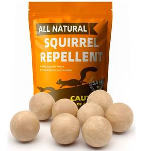 lot 32346 image: Squirrel Repellent Outdoor, Squirrel Deterrent for Garden, Chipmunk Repellent Outdoor, Squirrel Away, Squirrel Repellent for AtticTreesYard,Natural Ingredients, 8 Packs