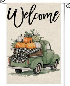 lot 32370 image: Welcome Fall Garden Flag