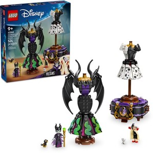 lot 13837 image: LEGO Disney Villains Maleficents and Cruella De Vils Dresses Kids Toy - Fashion Building Toy for Girls and Boys  Ages 9 - Kids Toy for Disney Fans - Gift Idea for Birthdays &amp Holidays - 43262 - Retail  $70