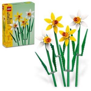 lot 13838 image: LEGO Flowers Celebration Gift, Yellow and White Daffodil Room Decor 40747