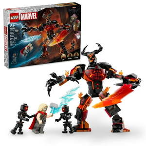 lot 13839 image: LEGO Marvel Thor vs. Surtur Construction Figure  Buildable Marvel Action Figure with Thor Minifigure 76289 (See Details)