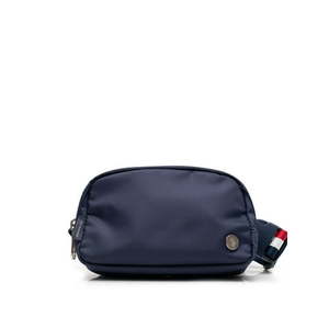 lot 15218 image: U.S. Polo Assn. Unisex Belt Bag with Striped Strap, Navy