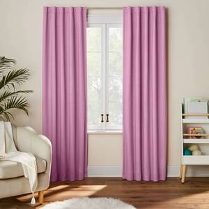 lot 15222 image: Blackout Twill Solid Kids Panel Purple - Pillowfort 42x84