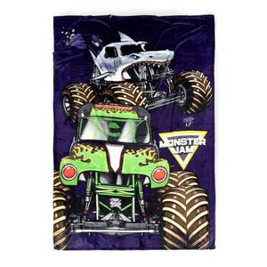 lot 15231 image: Monster Jam Fleece Plush Bed Blanket -62x90
