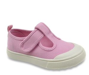 lot 30436 image: Wonder Nation Toddler Girls Canvas Mary Jane Sneaker