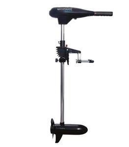 lot 30461 image: Watersnake Tracer 44 lb Thrust36 in Shaft Freshwater Transom Mount Electric Trolling Motor - Retail $110
