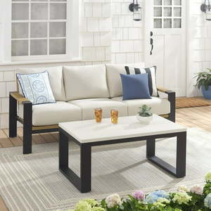 lot 30462 image: Better Homes & Gardens Ventura Outdoor Steel Patio Coffee Table - Retail $197