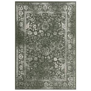 lot 30485 image: SAFAVIEH Adirondack Wyatt Traditional Distressed Area Rug  Dark GreenIvory  3 x 5  - Transitional Modern Design  Dark Green & Ivory  Retail $59