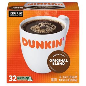 lot 32381 image: 4 Count of Dunkin Original Blend Medium Roast Coffee  Keurig K Cup Pods  32 Count Box (BEST BY JULY 18, 2026)