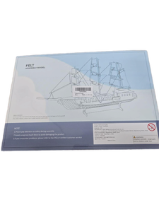 lot 32442 image: Felt Assembly Model Sailing Ship 3D Puzzle Kit