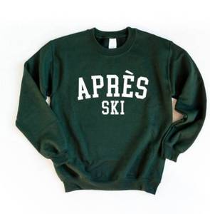 lot 32486 image: Simply Sage Market - Womens Graphic Sweatshirt Apres Ski University -Size M