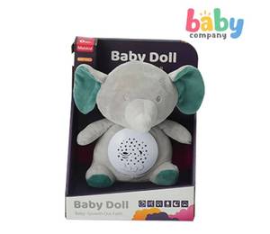 lot 13854 image: Baby Company Baby Plush Comfort Projector Plush - Elephant