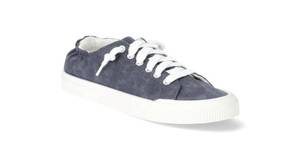lot 13859 image: Time and Tru Womens Scrunchback Sneakers, Size 12