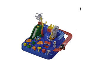 lot 13881 image: Car Adventure Playset Play without Batteries 4 Cars for Ages 3 and Up