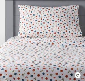 lot 13893 image: Full Sized-Sport Kids Cotton Sheet Set - Pillowfort