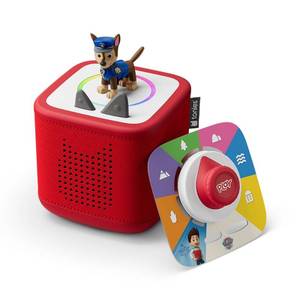 lot 13901 image: tonies PAW Patrol Chase Toniebox 2 Play Set - Sunset Red (Not Powering On)