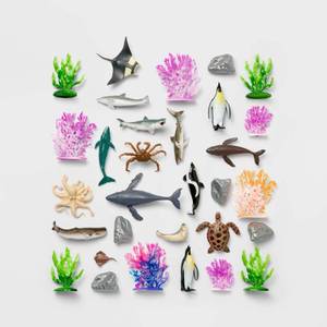 lot 15295 image: Sea Animal Figure - 30pc - Gigglescape PVC Animal Playset Toy (See Photo #5).