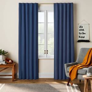 lot 15326 image: Blackout Twill Solid Kids Panel Navy - Pillowfort 42x84