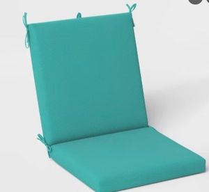 lot 30517 image: 39x19 Solid Woven Outdoor Chair Cushion Basil - Threshold