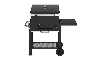 Expert Grill Charcoal Grill, 24 Inch Heavy Duty Charcoal Grill with Wheels, Black - Retail: $124