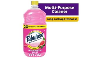 lot 30536 image: Fabuloso 2X Multi-Purpose Cleaner, No Rinse Floor Cleaner, Watermelon Scent, 56 fl oz