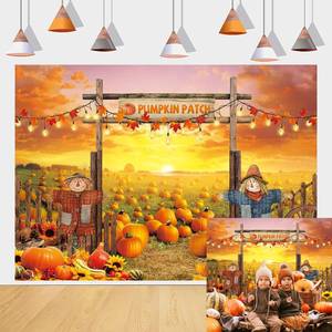 lot 32513 image: 2 Count of Fall Backdrops for Photography