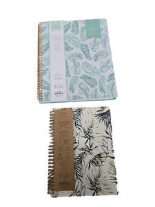 lot 32581 image: 2 Count of Blue Sky Day Designer 2025-2026 Weekly and Monthly Academic Year Planner Calendar  July 2025 - June 2026  8.5  x 11   Flexible Cover  Laminated Tabs  Storage