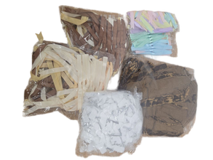 lot 32587 image: Assorted Craft Ribbon Bundle Multi-Color Paper Strips