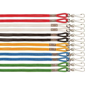 lot 178 image: Champion Sports Nylon Lanyards with J-Hook Clip  Assorted  One Size 12 pack