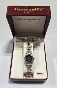 lot 180 image: Needs Battery-Fumagallis Italian Silver Chain Link Watch