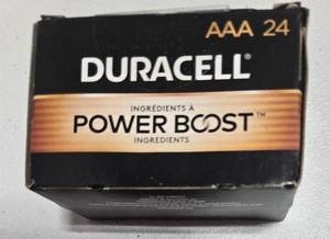 lot 194 image: Duracell Power Boost AAA Batteries - 24 Pack