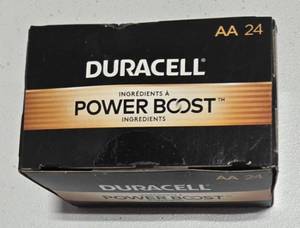 lot 195 image: Duracell AA Power Boost Batteries - 24 Pack