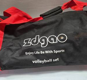 lot 205 image: Zigogo Portable Volleyball Set with Carrying Case