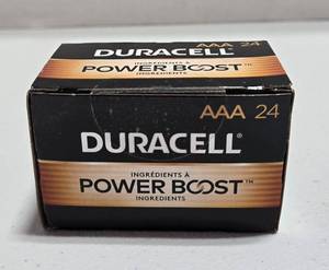 lot 239 image: Duracell Power Boost AAA Batteries - 24 Pack