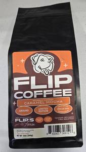 lot 259 image: Flip Coffee Caramel Mocha Ground Coffee 12oz