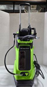 lot 262 image: Electric High Pressure Washer with Accessories Kit-OPEN BOX