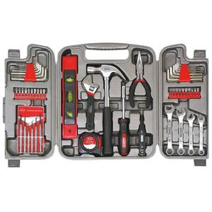 lot 265 image: APOLLO TOOLS 53 Piece Household Tool Kit - DT9408 Repail $44.99